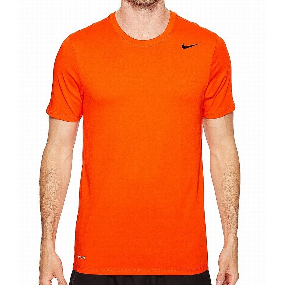 nike dri fit shirt orange