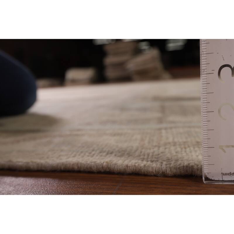 Oushak Oriental Area Rug Turkish Hand-Knotted Wool Carpet - 9'0" x 11'8"