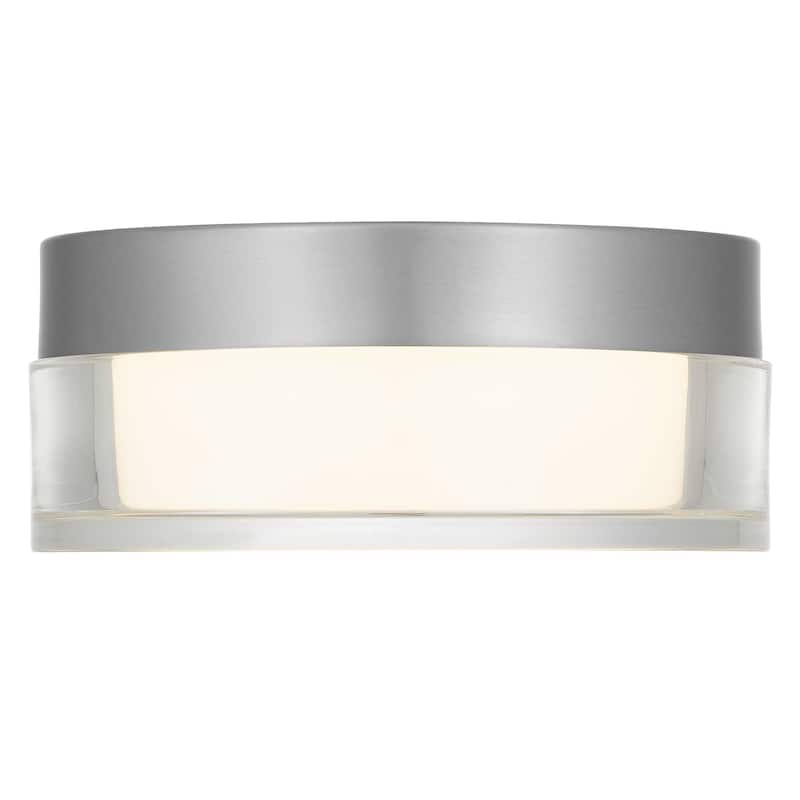 6-inch Black Inegrated LED Flush Mount