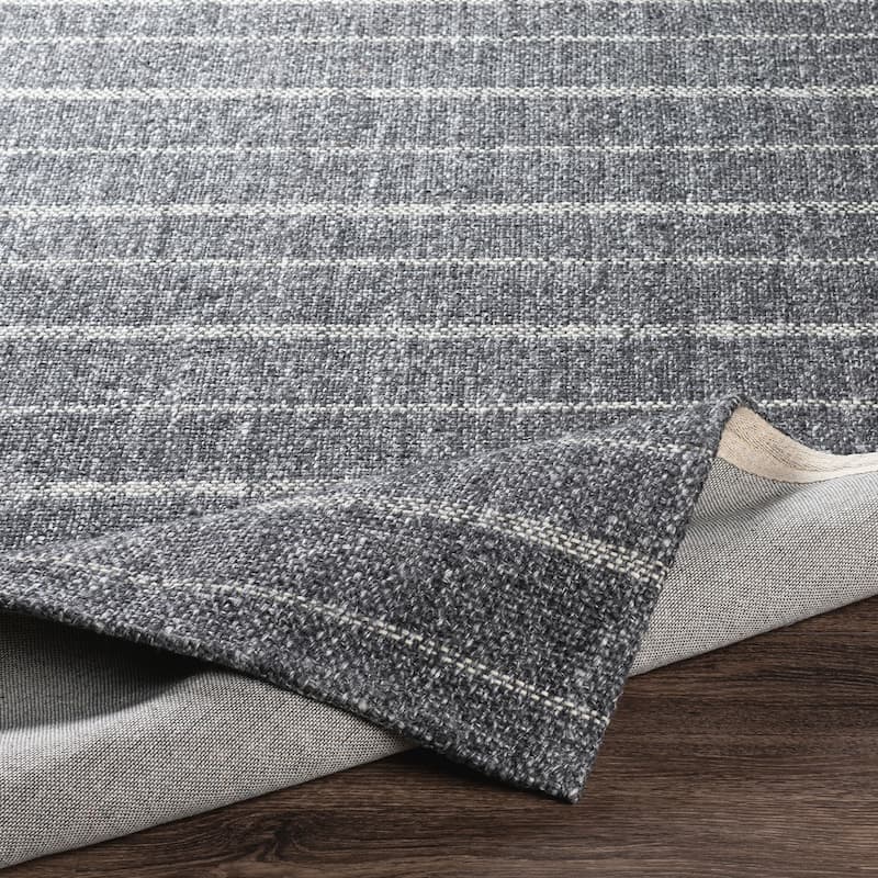 Livabliss Lachi Handmade Cottage Striped Wool & Viscose Area Rug