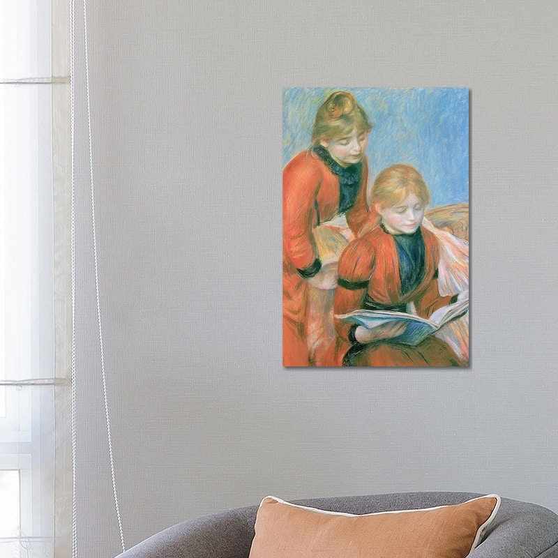 iCanvas "The Two Sisters" by Pierre-Auguste Renoir Canvas Print - 26x18x1.5