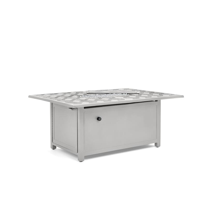 Merge Tables - 36" x 52" Rectangular Fire Table - White