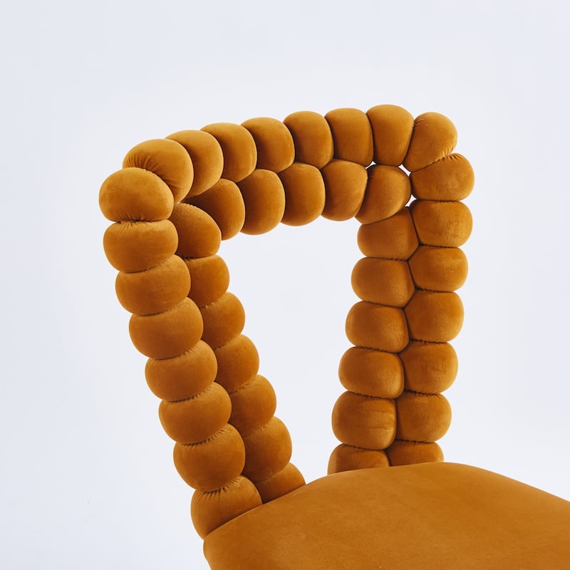 Modern Chair(set of 2 )with Iron Tube Legs,Soft Cushions and Comfortable Backrest,Suitable for Dining Room,Living Room