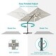 preview thumbnail 14 of 40, BONOSUKI 11.5x9FT LED Cantilever Patio Umbrella with 360 Rotation