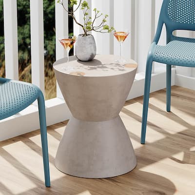 Chess MGO Side Table, Gray
