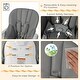 preview thumbnail 5 of 14, Babyjoy Baby High Chair Convertible Infant Dining Chair Adjustable - See Details