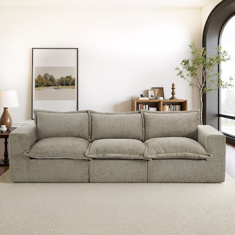 Comfy Cloud Couch Plush Modular Sectional Sofa For Living Room