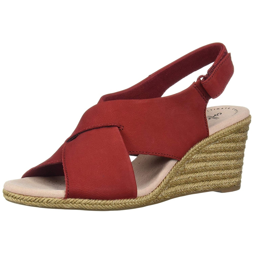 clarks lafley athena wedge sandal