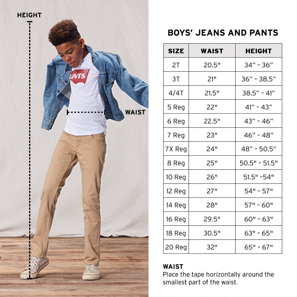 size 20 boys pants