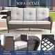 preview thumbnail 36 of 68, Outdoor Swivel Rocker Chairs with Sofa Table