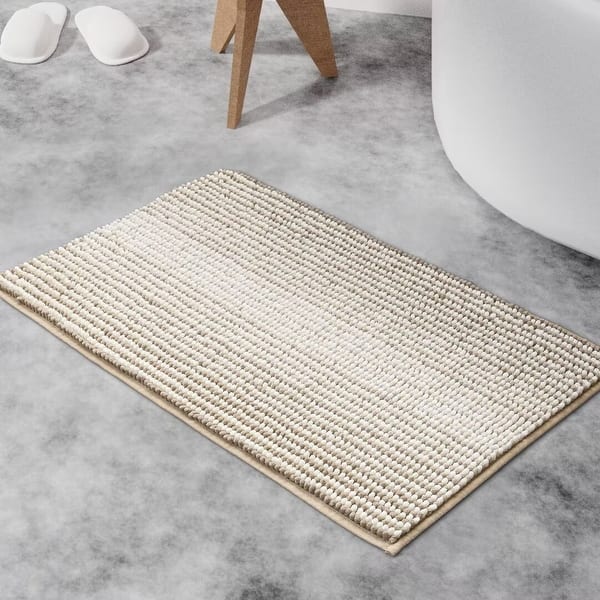 Gradient Pattern Chenille NonSlipping Bath Rug On Sale Bed Bath