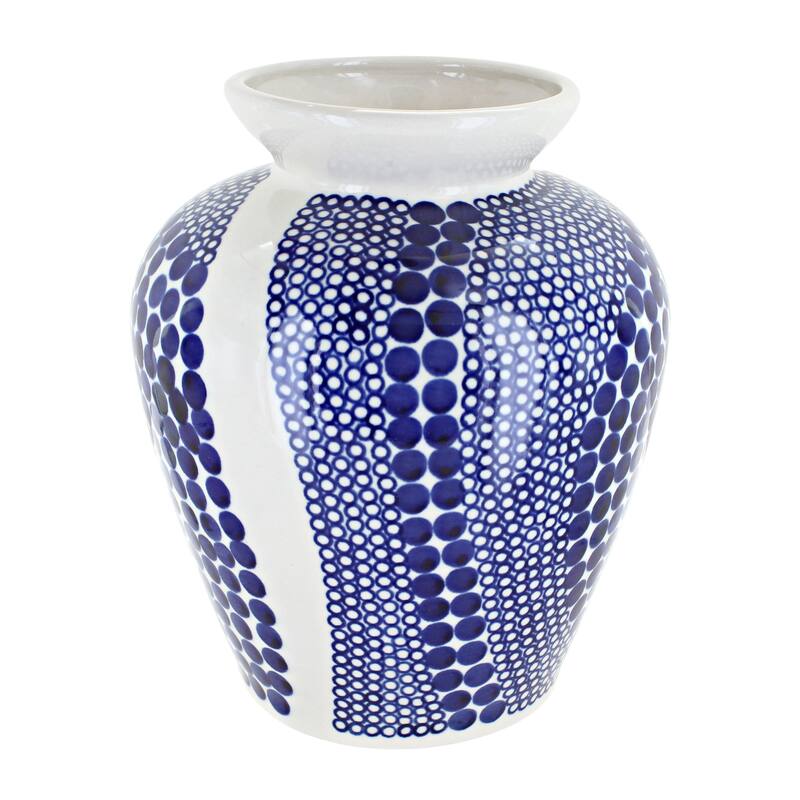 Blue Rose Polish Pottery 790 Zaklady Medium Vase - Zara