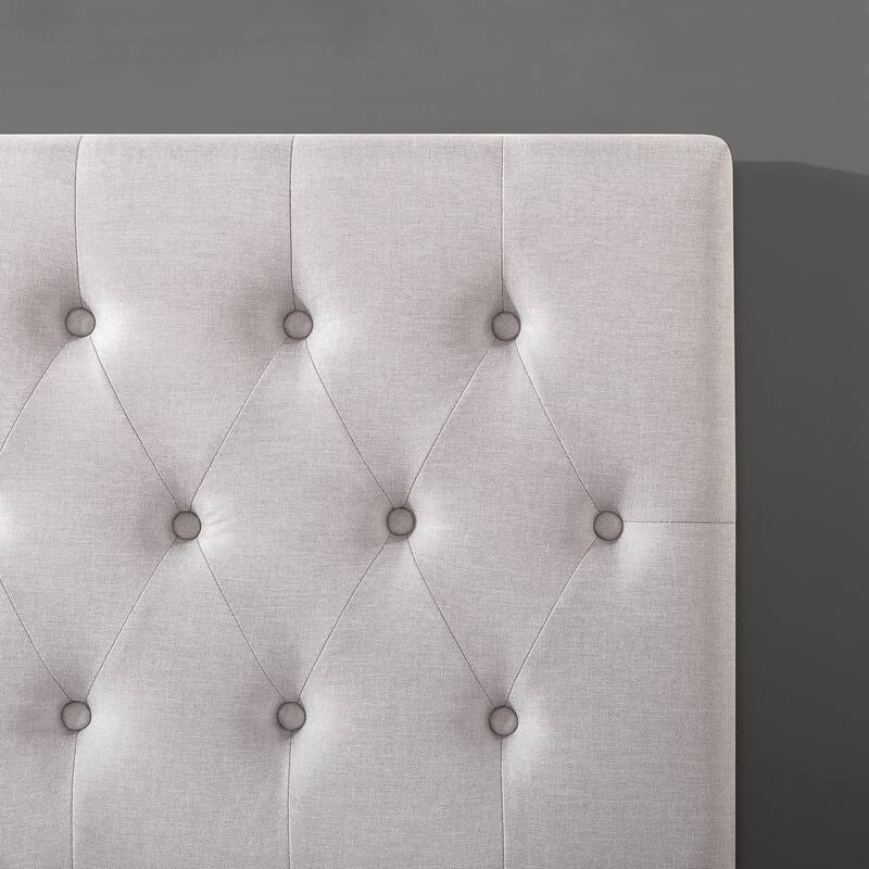 Priage by ZINUS Button Tufted Upholstered Headboard