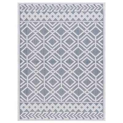 SAFAVIEH Bermuda Jorunn Geometric Indoor/Outdoor Waterproof Rug - 8' x 10'