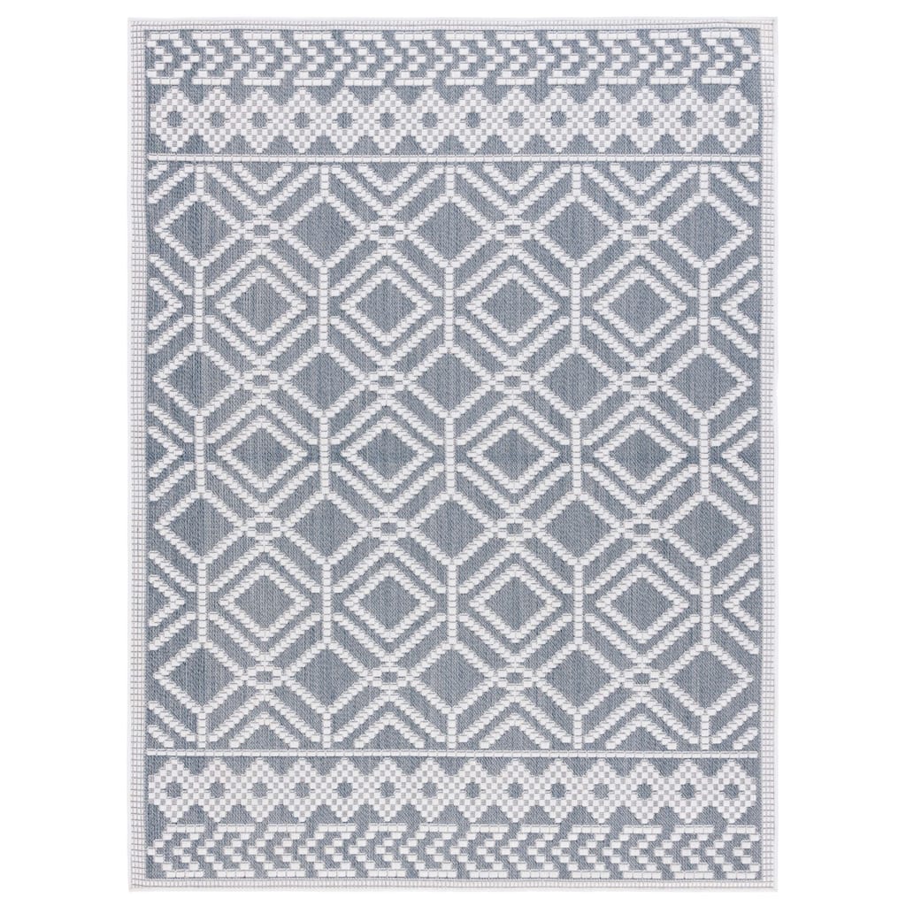 SAFAVIEH Bermuda Jorunn Geometric Indoor/Outdoor Waterproof Rug - 8' x 10'