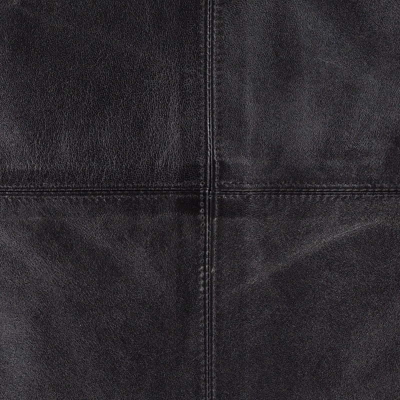 Chante Leather Modern Lumbar Pillow