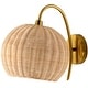 preview thumbnail 4 of 7, Artistic Weavers Meena Modern Rattan Wall Sconce - 11.5"H x 10"W x 14"D