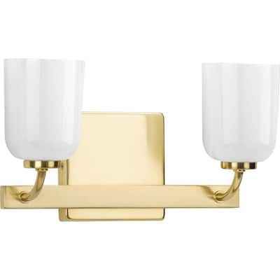 Progress Lighting Moore 2 Light 13" Wide Bathroom Vanity Light