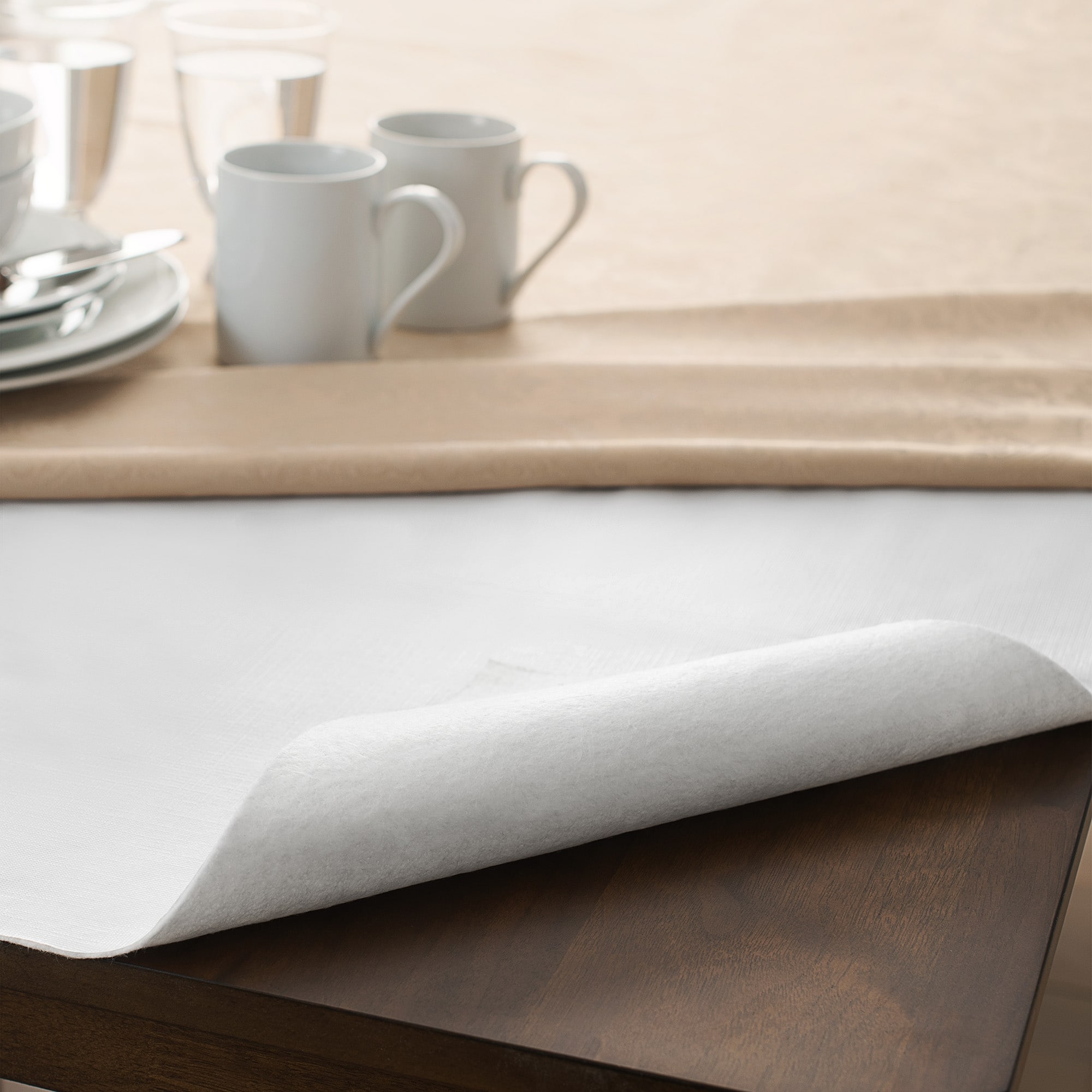 Embossed Vinyl Cushioned Flannel Backing Tablepad - On Sale - Bed Bath ...