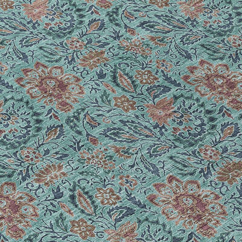 Machine Washable Indoor/ Outdoor Chantille Farmhouse Floral Rug