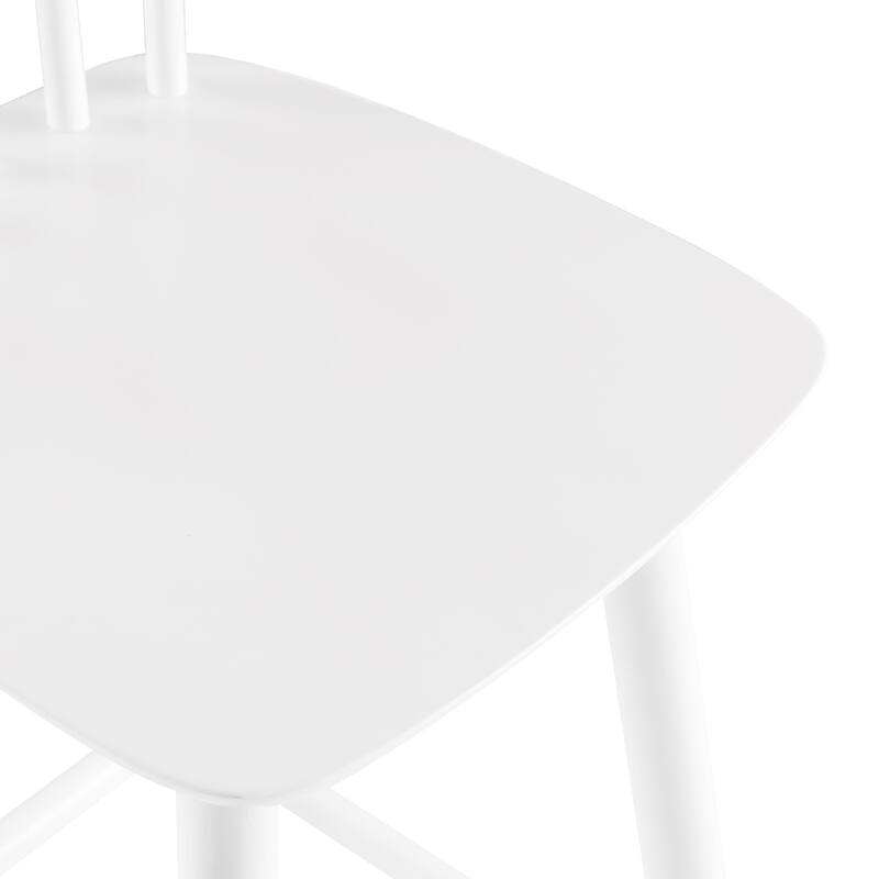 Windsor Counter Height 24 in. Wooden Bar Stools with Spindle Back for Kitchen Island