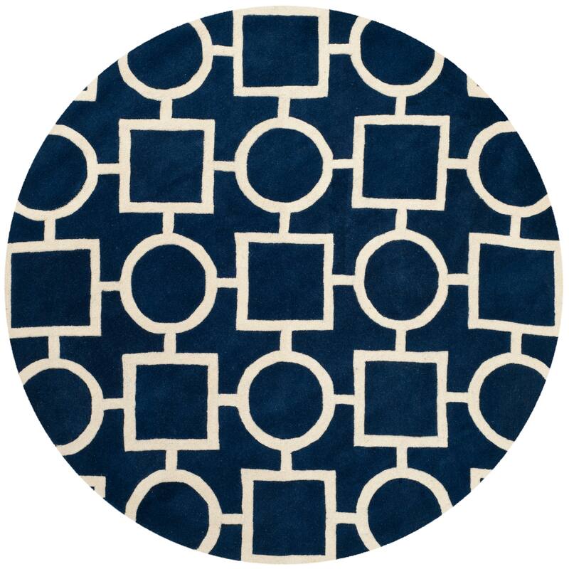 SAFAVIEH Handmade Chatham Alkinoi Modern Moroccan Wool Rug