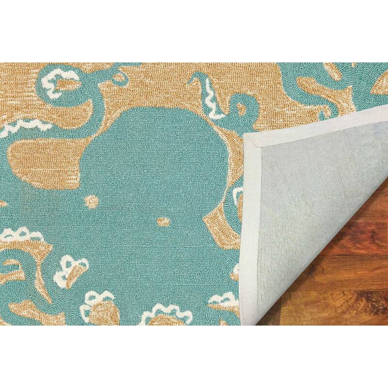 Liora Manne Frontporch Octopus Indoor/Outdoor Rug