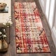 preview thumbnail 11 of 69, SAFAVIEH Monaco Lumturije Distressed Boho Rug 2'2" x 12' Runner - Magenta/Multi