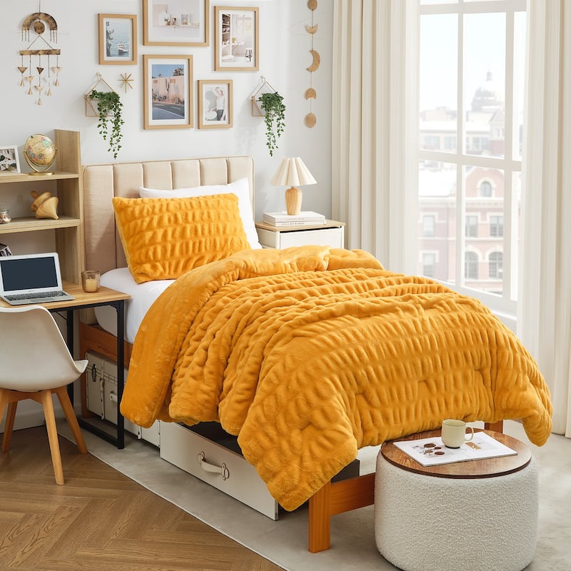 Wrinkle Rolls Chunky Bunny - Coma Inducer® Oversized Comforter Set - Cheddar Cheese Please - Twin XL