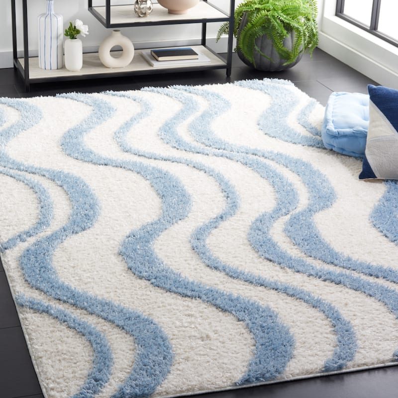 SAFAVIEH Norway Shag Betha 1.2-inch Thick Rug