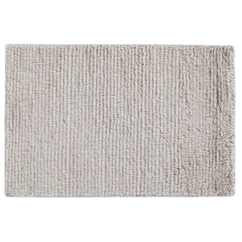 Terra by Obeetee Bliss Solid Rug - Light Gray - 2' x 3'