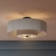 preview thumbnail 30 of 48, Hunter + Jasmine Roth Fandelier 30" Brookside Ceiling Fan w/ LED Light, Handheld Remote, Chandelier Black-White