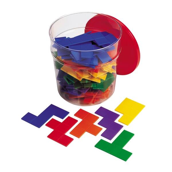 slide 1 of 1, Rainbow Premier Pentominoes, Pack of 72