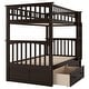 preview thumbnail 7 of 43, Twin over Twin Bunk Bed with 2 Drawers & Convertible Design，400lb Capacity