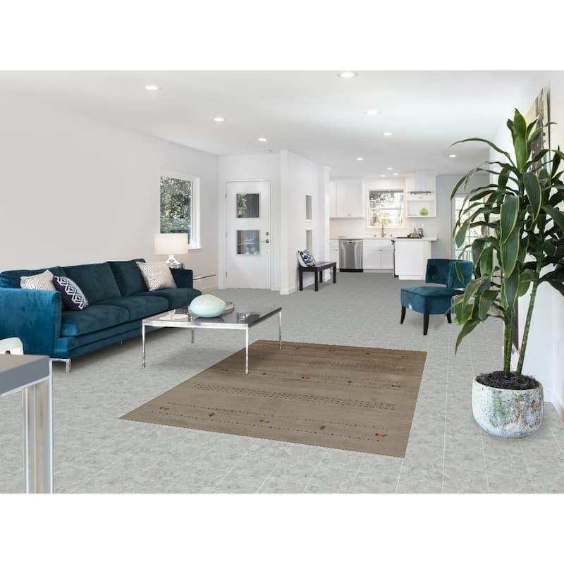 Hand Knotted Oriental 100% Wool Carpet Tribal Animal Pictorial Beige & Ivories Gabbeh Area Rug - 6' 5'' X 4' 7''