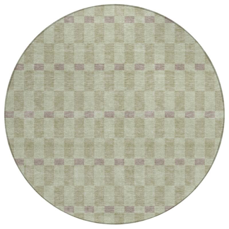 Machine Washable Indoor/ Outdoor Modern Augusta Chantille Rug