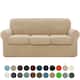 Subrtex Slipcover Stretch Sofa Cover with Separate Cushion Cover - Camel