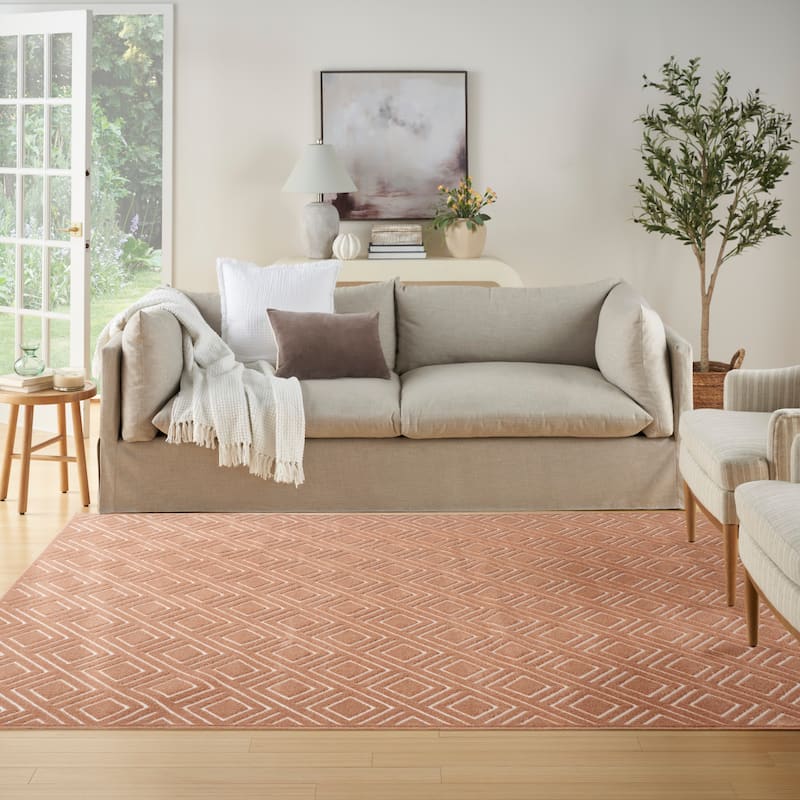 Nourison Casual Indoor only Geometric Area Rug