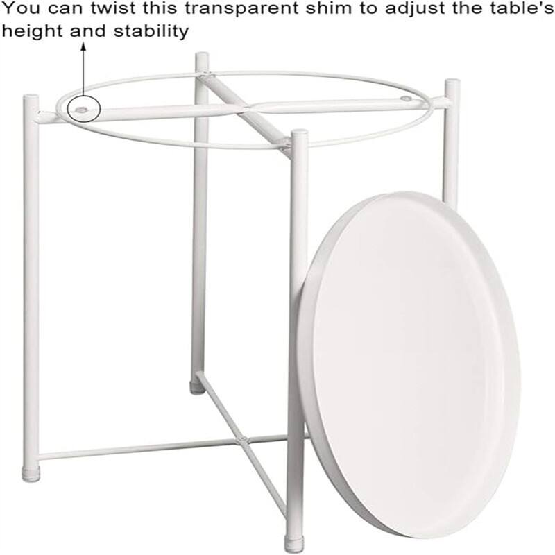 Tray Metal End Table