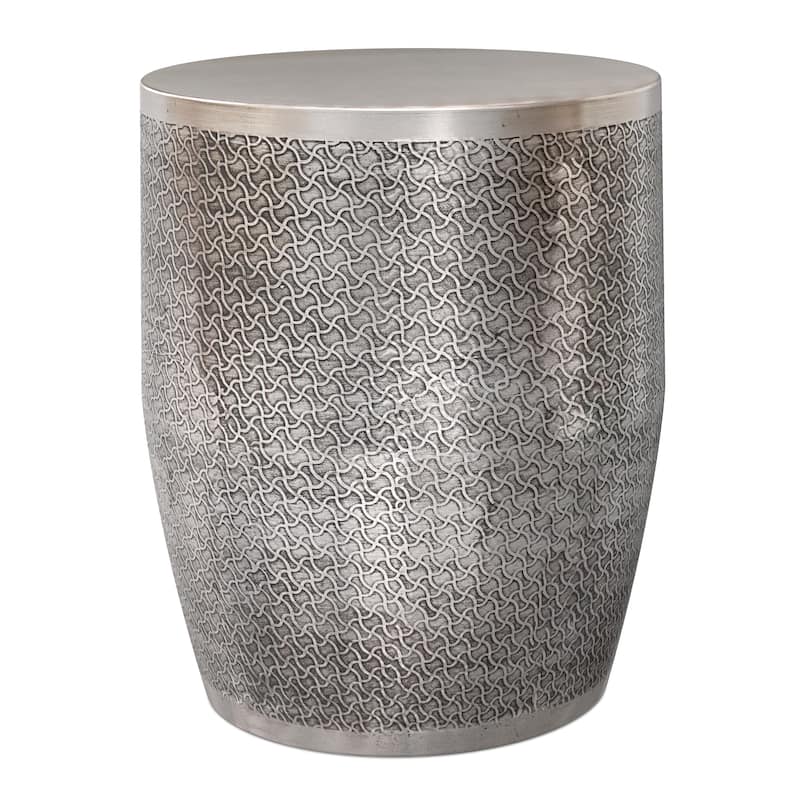 WYNDENHALL Jean 18" Wide Boho Metal Accent Table & Assembled - 8"W x 18"D x 23"H
