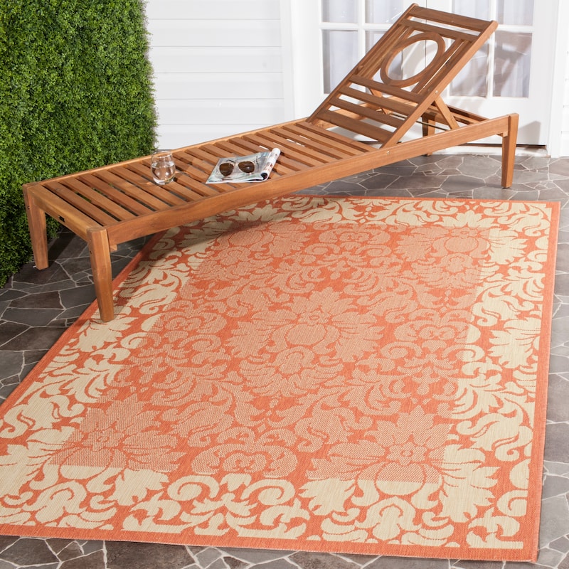 SAFAVIEH Courtyard Peggie Indoor/ Outdoor Patio Backyard Rug