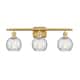 Option Satin Gold / Clear Water Glass
