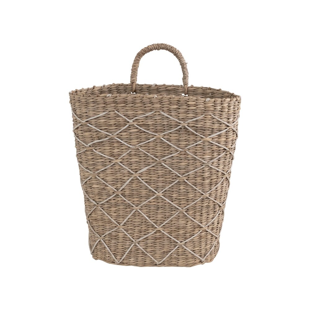 Seville Classics Handwoven Faux Wicker Storage Baskets Organizer Set, 4  Pack, Modern Gray - Bed Bath & Beyond - 36074700