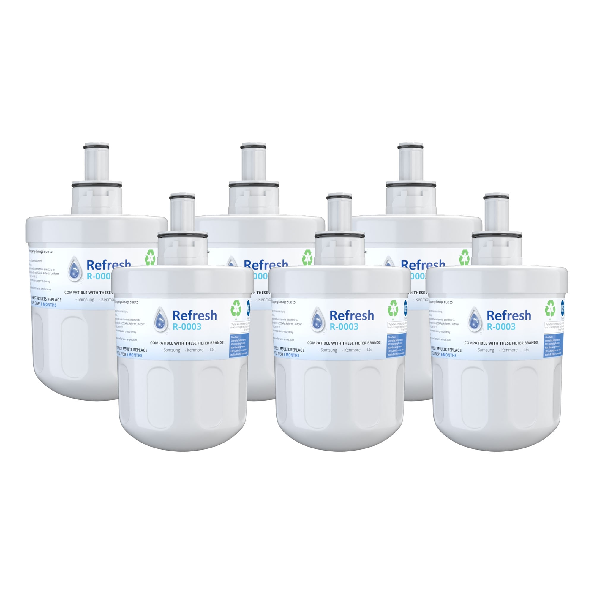 2 Pack Water Filter Replacement For Samsung Rf267aars Refrigerator Water Filters Home Garden