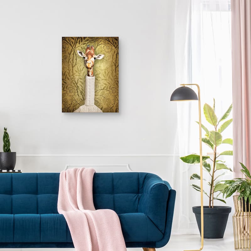Turtleneck Canvas Art Print