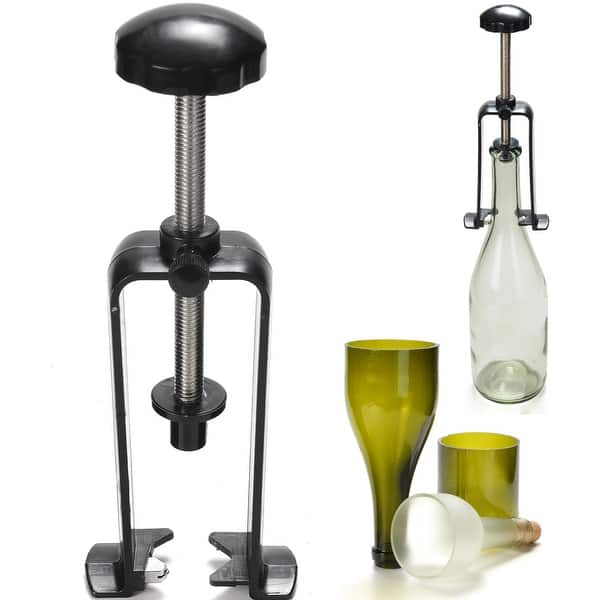 Adjustable Glass Bottle Neck Cutter Machine Cutting Tool for Wine Bottles -  Bed Bath & Beyond - 18794791