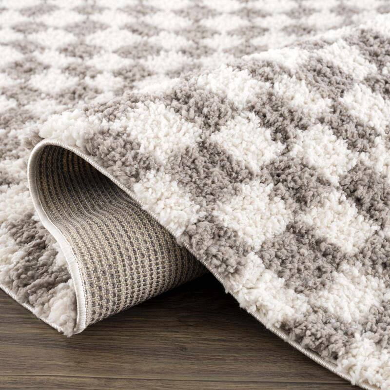 Hauteloom Butch Living Room, Bedroom Patio Outdoor Area Rug - Farmhouse - Taupe,Beige - 2' x 3'