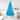 Pre-Lit Medium Artificial Pine Christmas Tree - 7' - Sky Blue - Clear Lights - 7 Foot