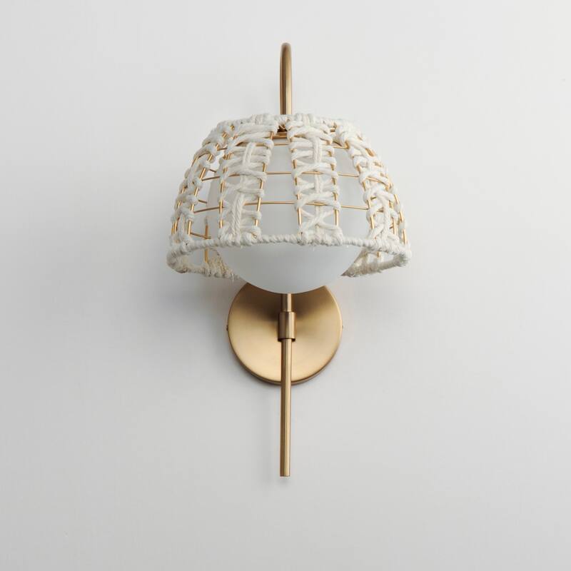 Maxim 22481 Macrame 19" Tall Wall Sconce