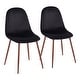 preview thumbnail 4 of 81, Pebble Mid-Century Modern Upholstered Accent / Dining Chair (Set of 2)